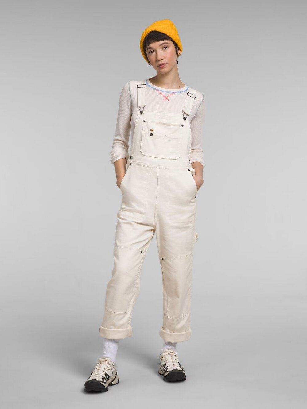 THE NORTH FACE Field Overalls in Gardenia White Size M/Regular NWT & Packaging